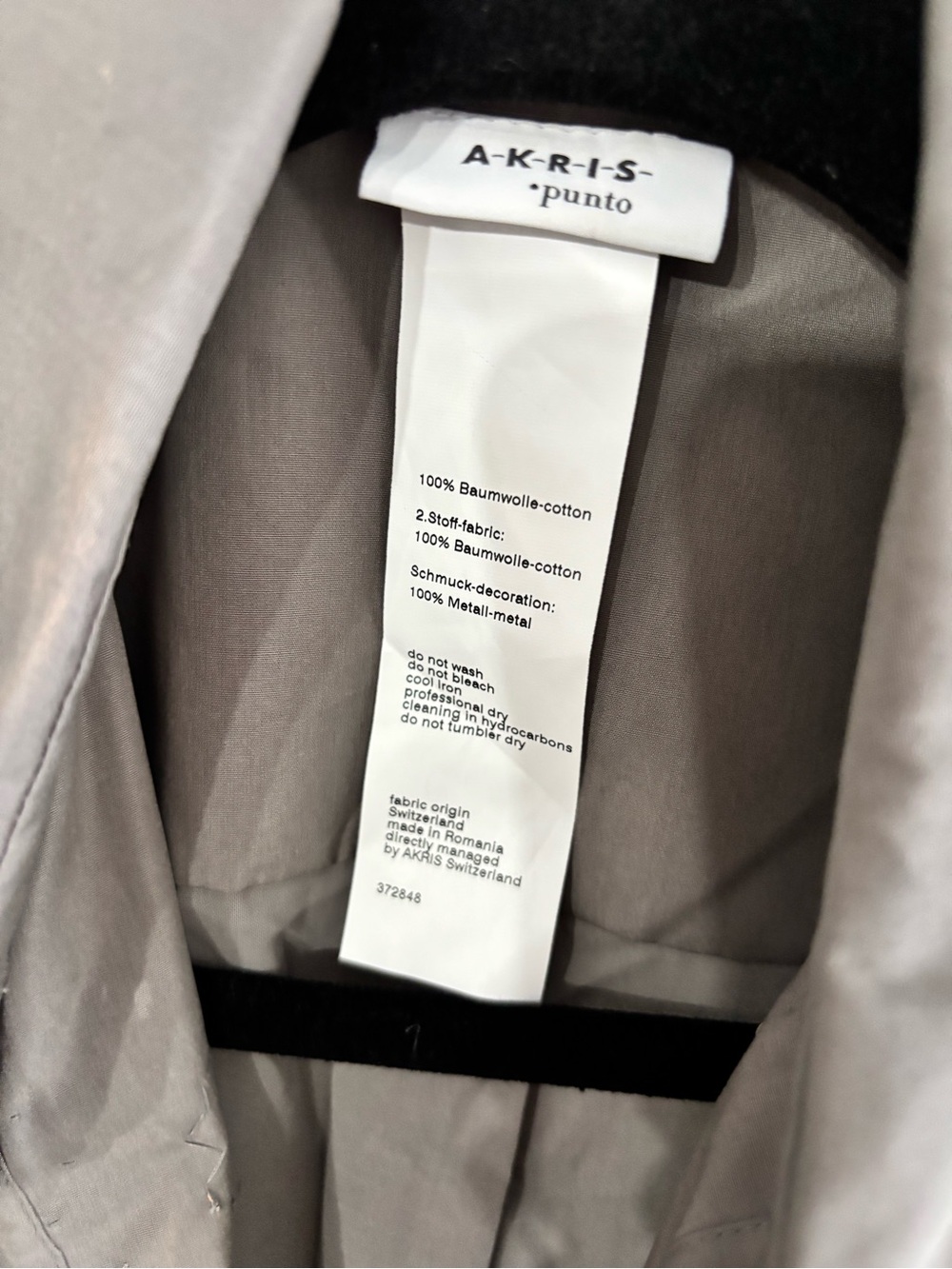Akris Punto Taupe Embellished Button-Down Shirt - Picture 11 of 15